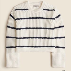 J.Crew fisherman knit cotton sweater